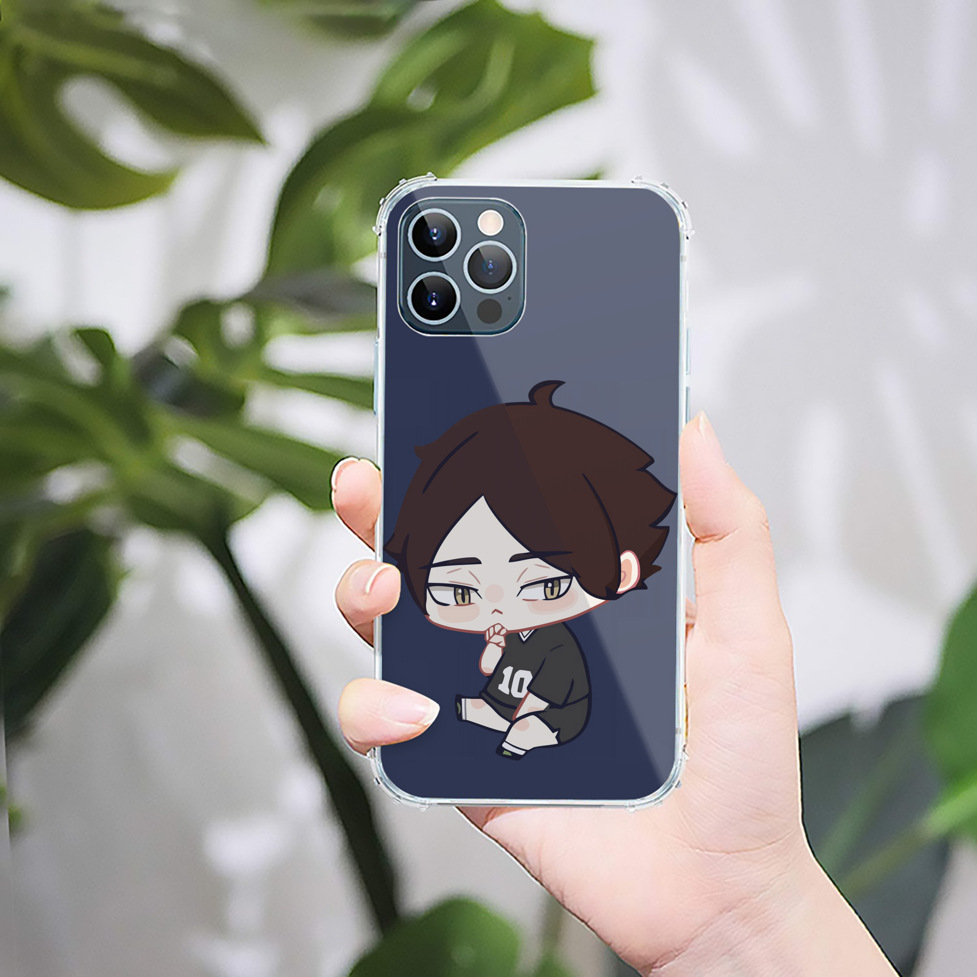 （画像用） ハイキュー!! Haikyu!! 【iPhone 12シリーズ対応】透明スマホケース（クリアソフトケース）